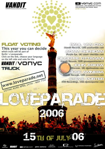 LOVEPARADE 2006-Mainstage DJ Sets