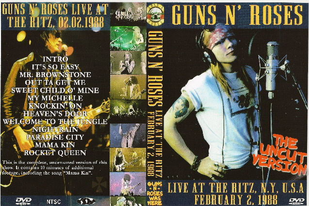 Guns N´roses in New York Live At the Ritz, 1988