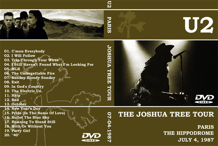 U2-The Joshua Tree-Live In Paris 1987